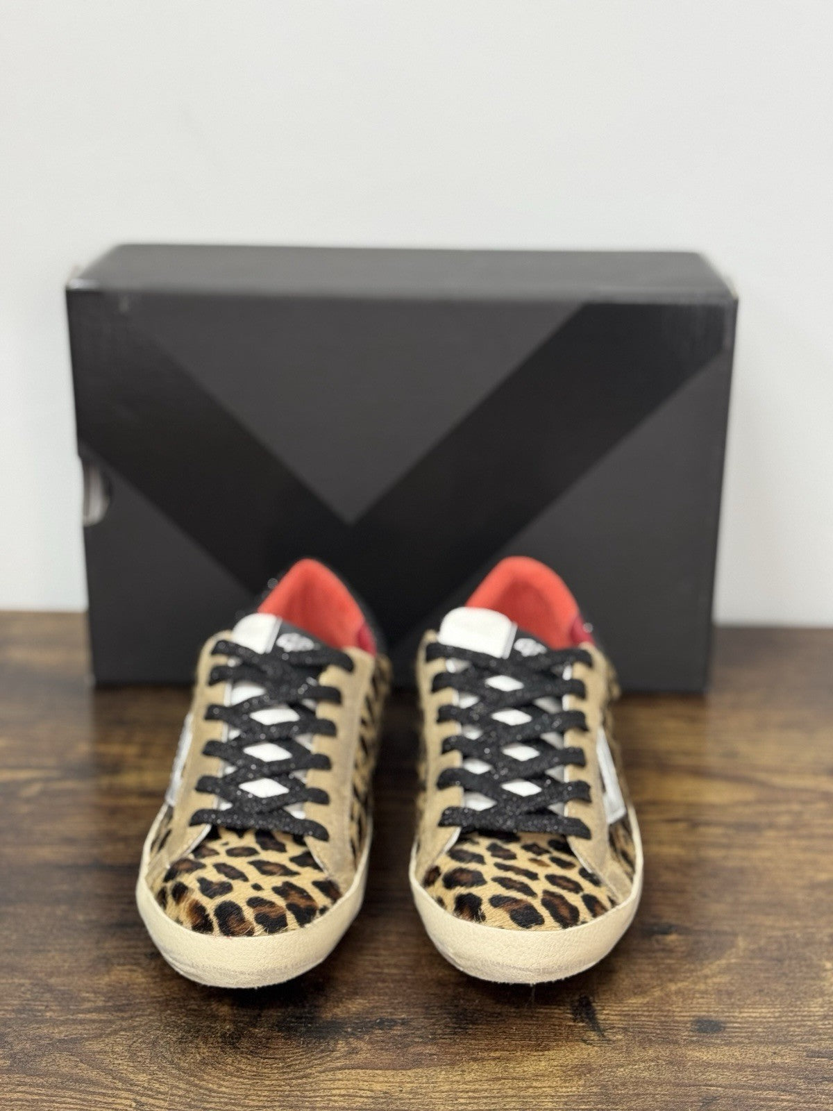 4B12 Sneaker Suprime Leopard Casual Scarpa Donna 38