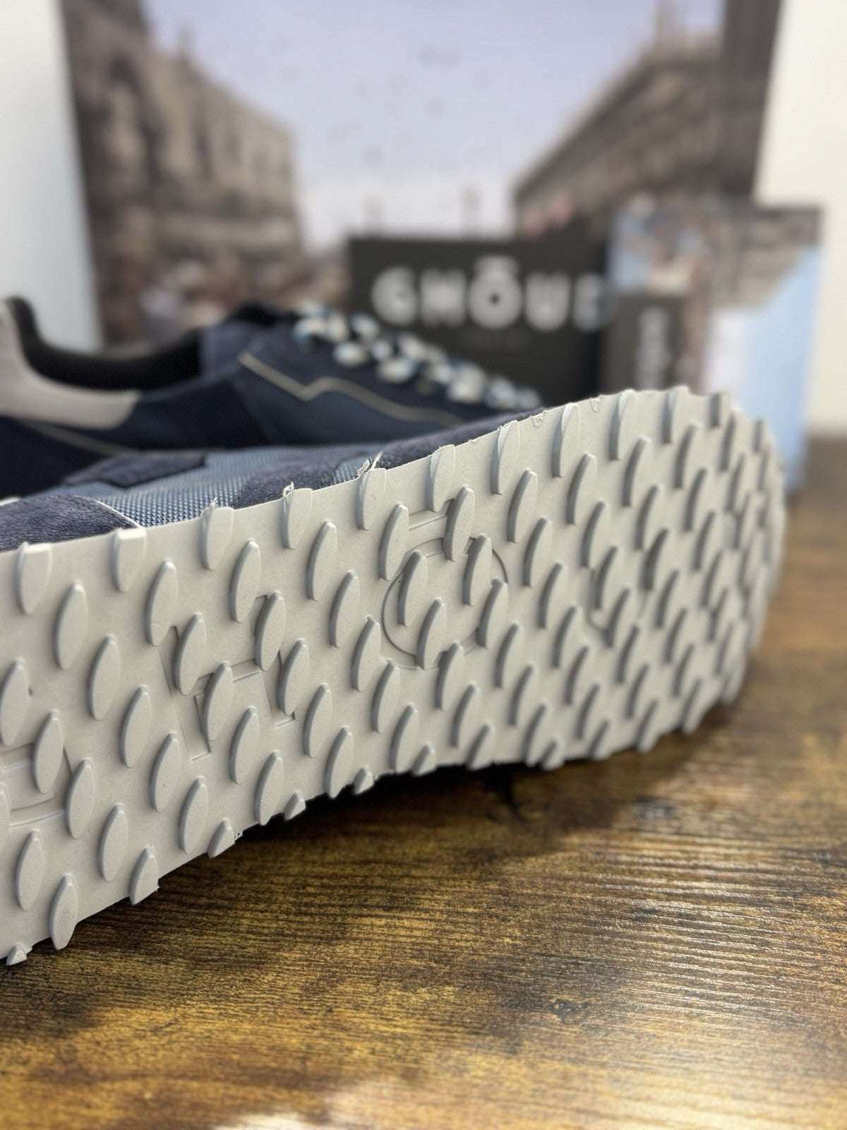 Ghoud Rush Sneaker Suede Blu Casual Scarpa Uomo 43