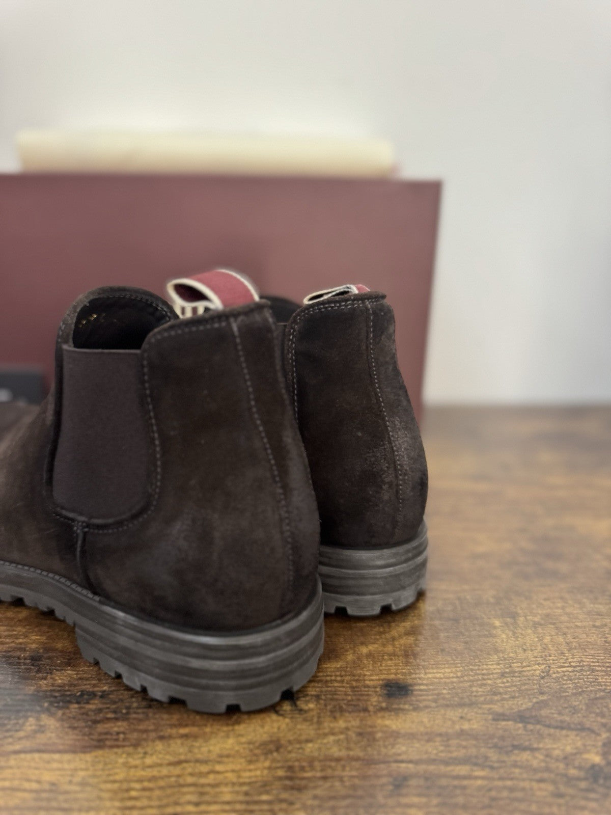 Sturlini Chelsea Boot Suede Marrone Casual Ultra Flex Uomo 42