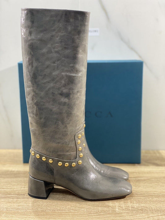 A.Bocca Stivale donna Pelle Londra Grigio luxury woman boot A.BOCCA 40