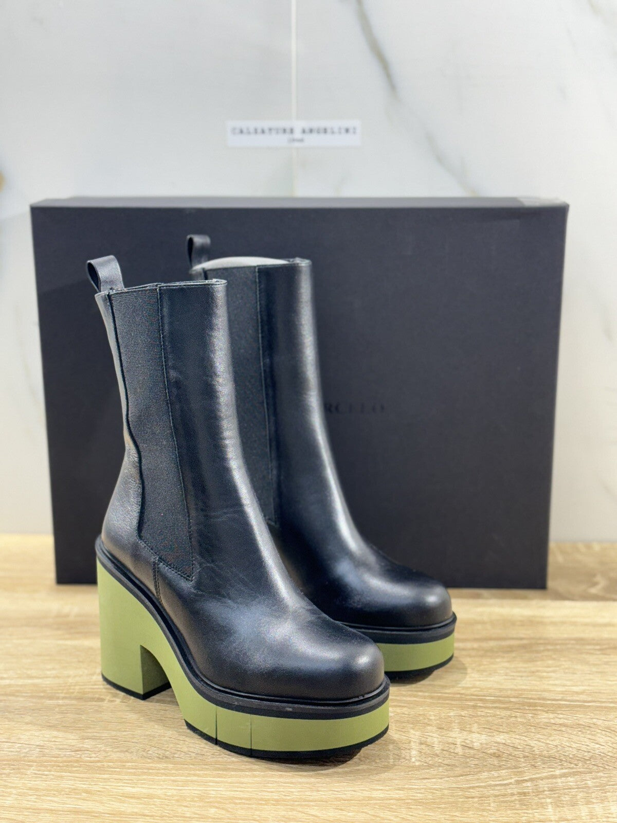 Paloma Barcelo’ Stivaletto Celia  Donna Pelle Nero Extra Light 37