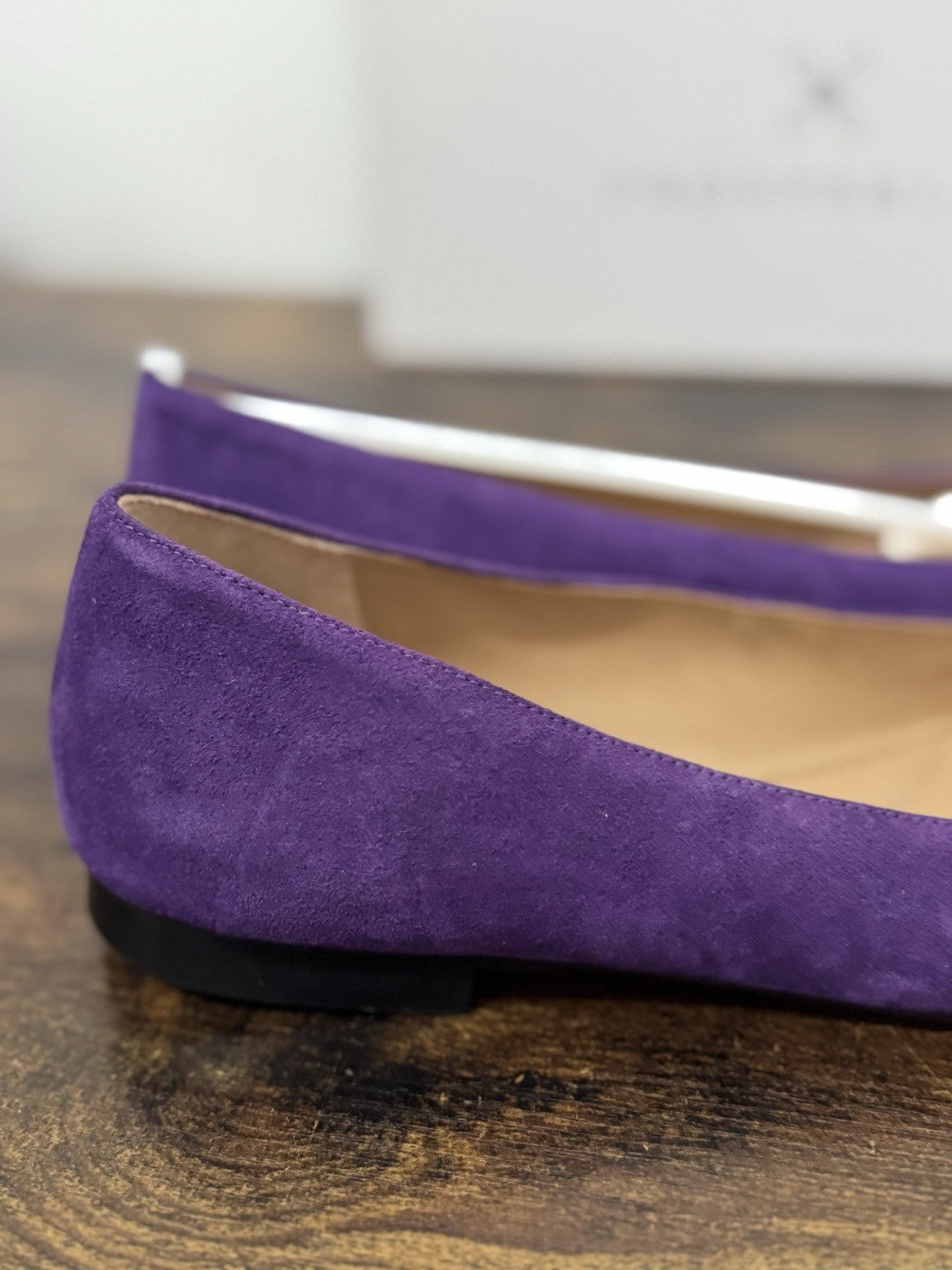 Prosperine Ballerina  Suede Viola Flat  Scarpa Donna 37