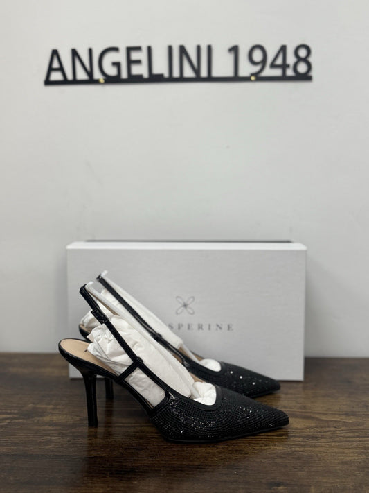 Prosperine Sling Back  Crystal Nero  Casual Scarpa Donna 39