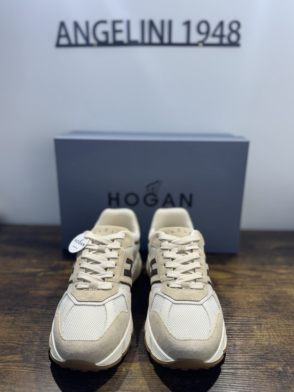 Hogan Hyperlight Sneaker Suede Light Beige   Memory Foam Causal Hogan Uomo 41