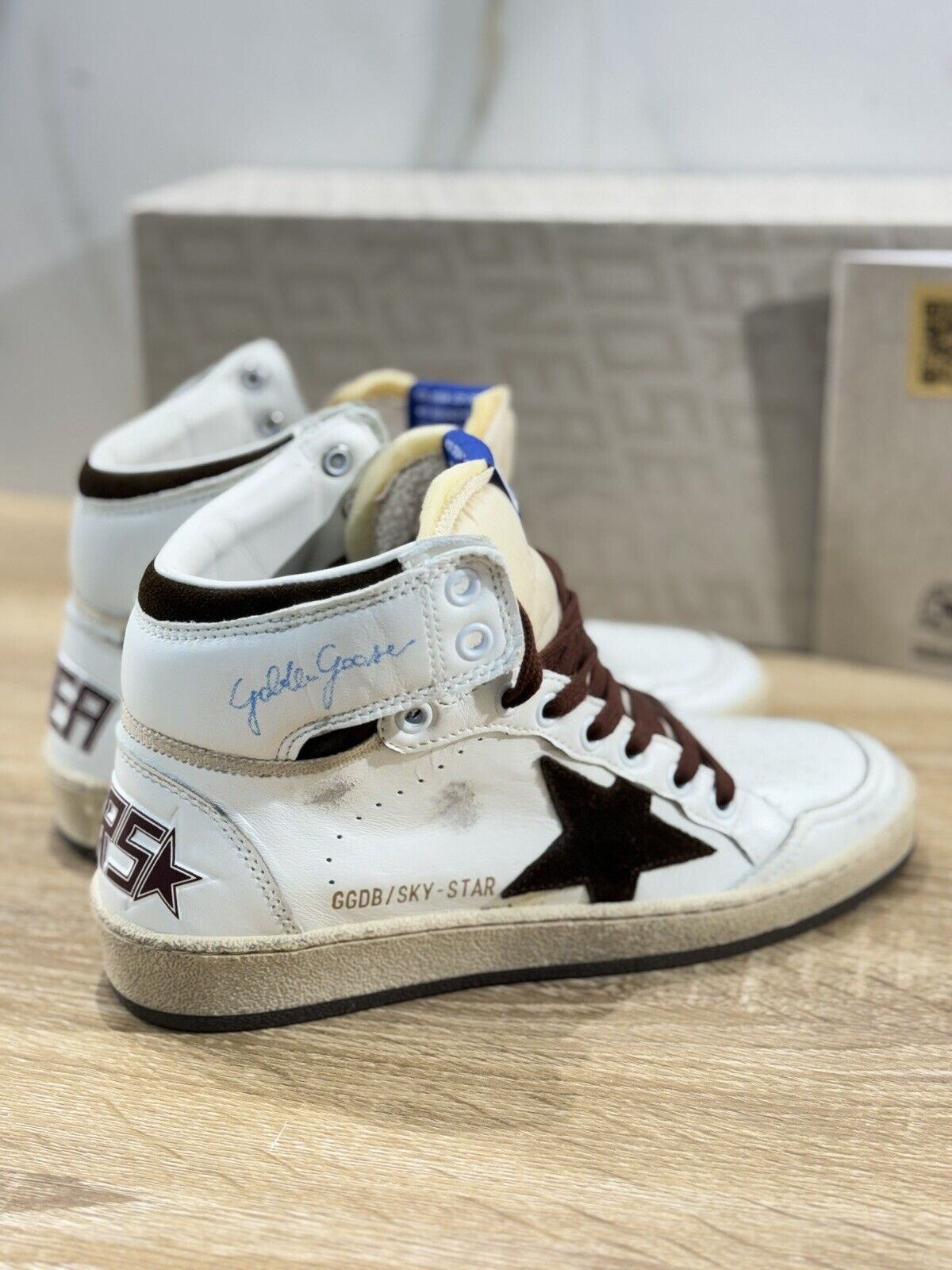 Golden Goose Sneaker Donna Sky Star   Pelle Luxury Woman Golden Goose 39