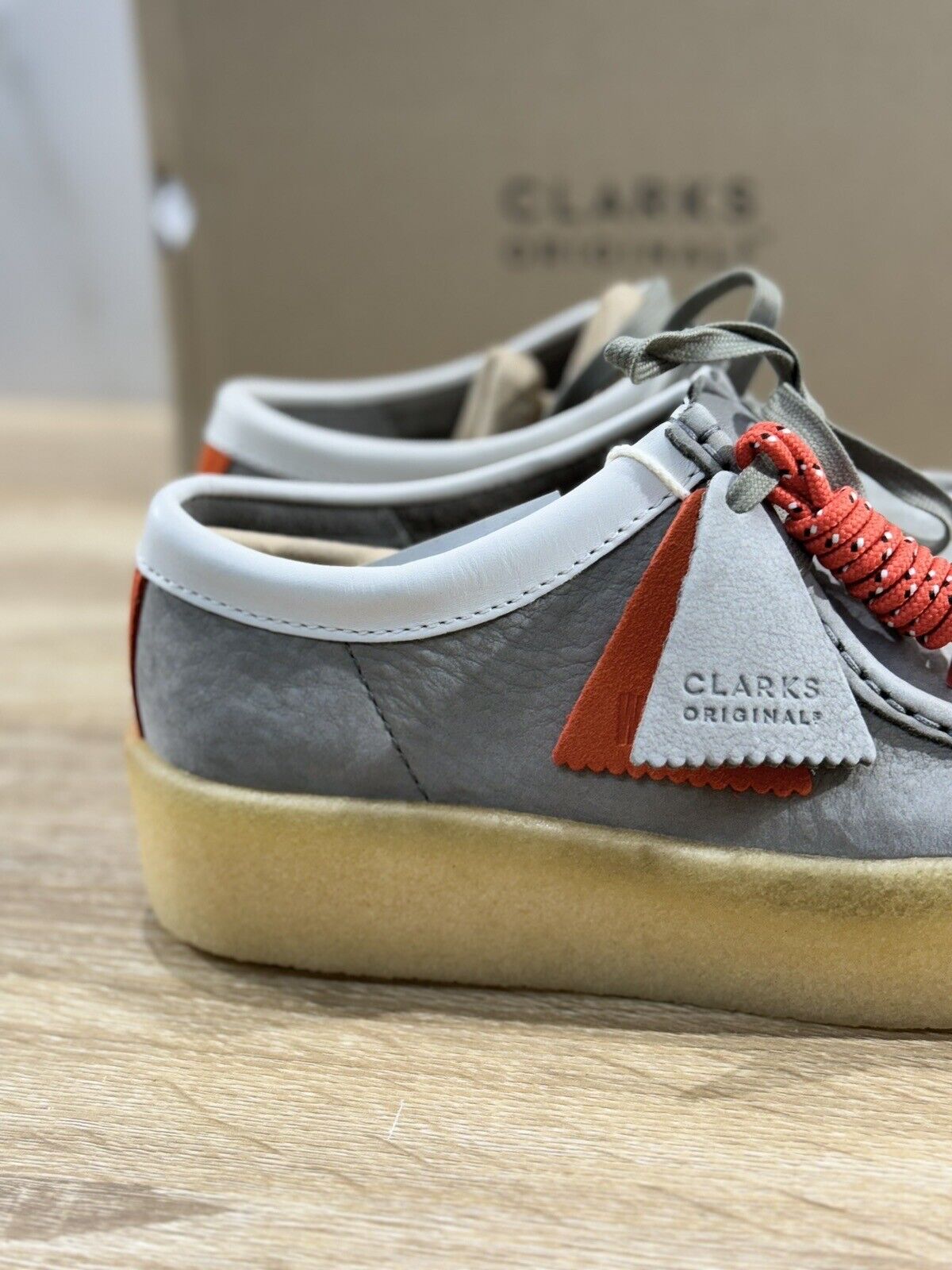 Clarks Wallabee Cup Scarpa Uomo Grey Nubuck  Icon Clarks Men Shoes 41