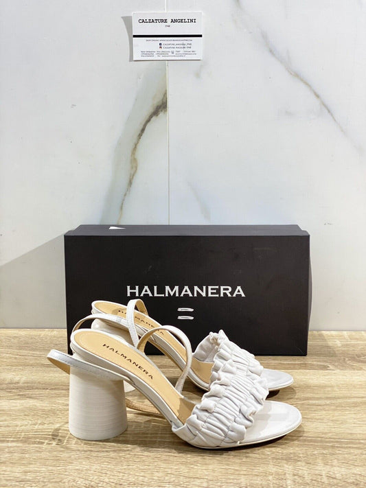 Halmanera Sandalo donna in pelle Ghiaccio   luxury sandal 36