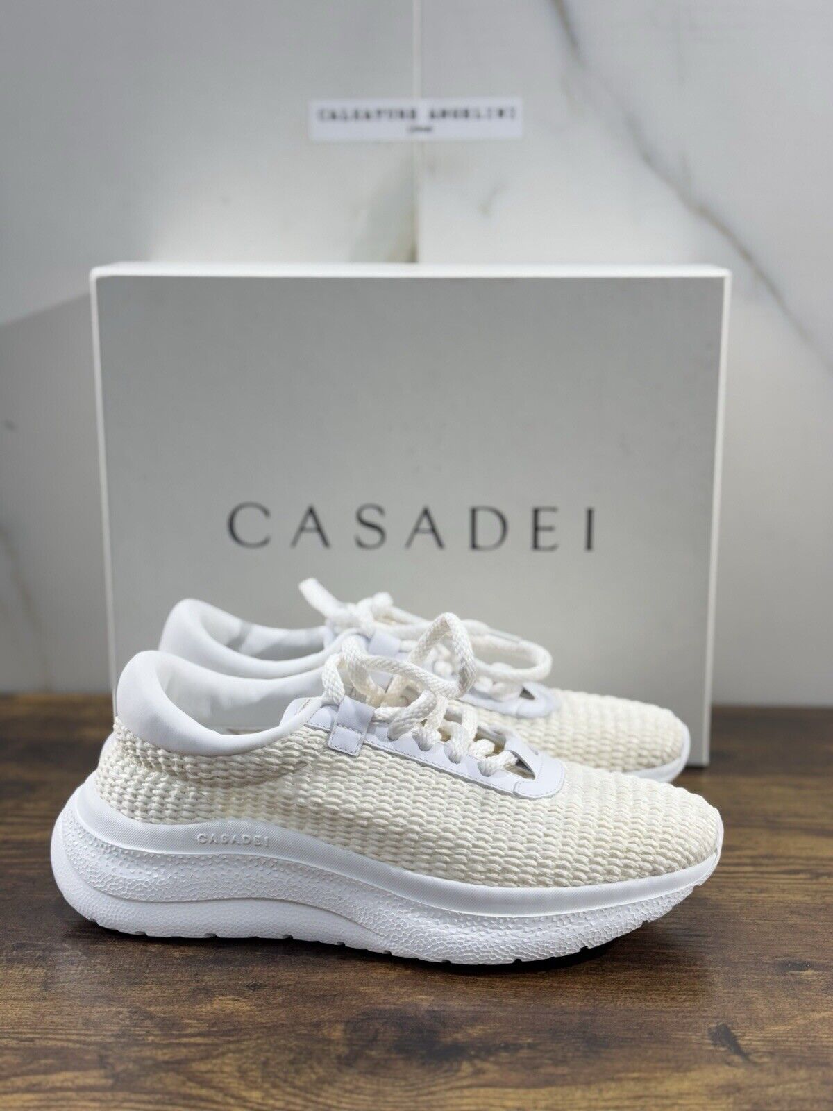 Casadei Mia Sneaker Bianca Luxury Casadei Woman Shoes Extra Light 40