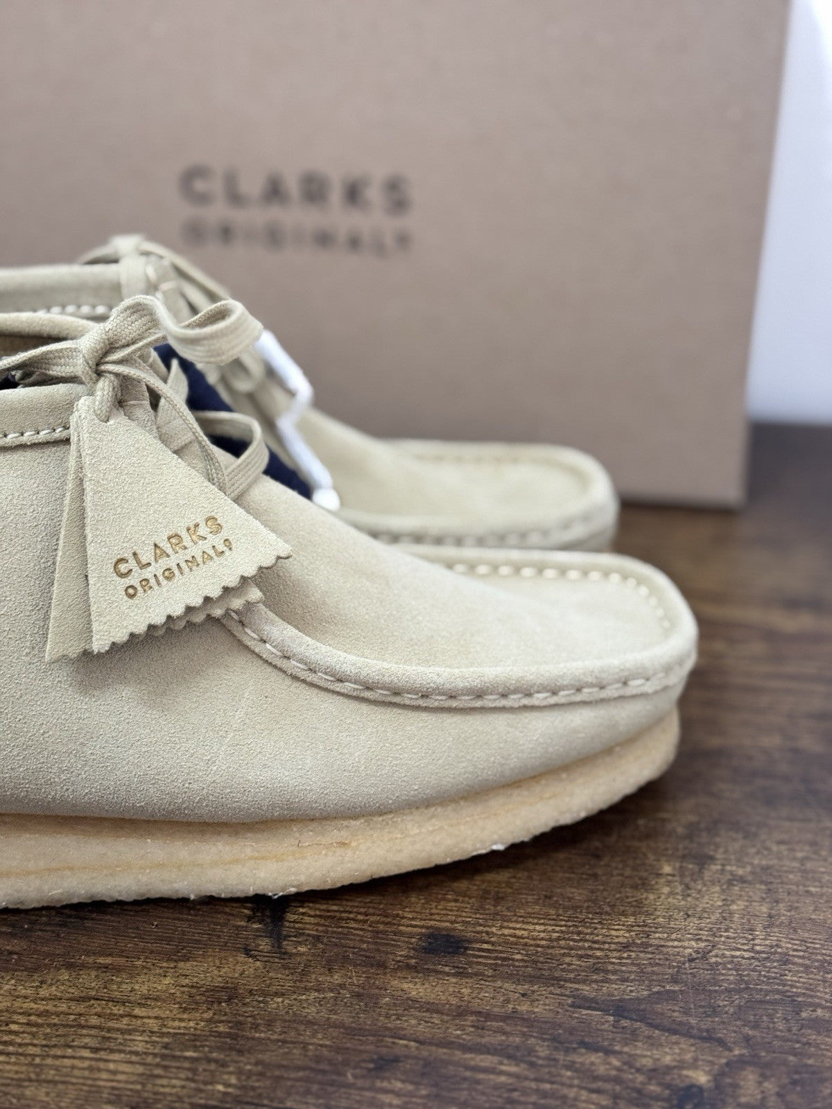Clarks Wallabee Boot  Icon Suede Paple   Casual Uomo 42.5