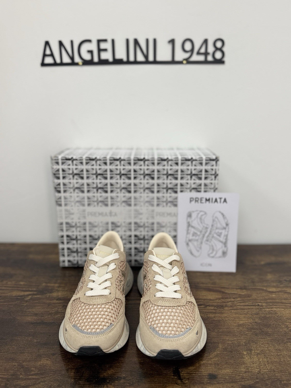Premiata Lauryn Sneaker Suede Beige  Casual Premiata Donna 39