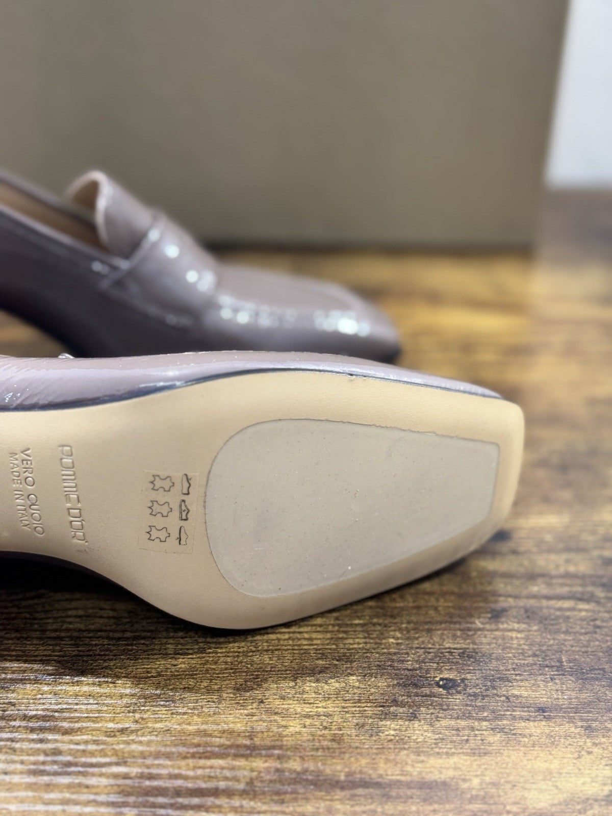 Pomme D’or Mocassino   Pelle Taupe       Handmade Woman Pomme D’or Donna 36
