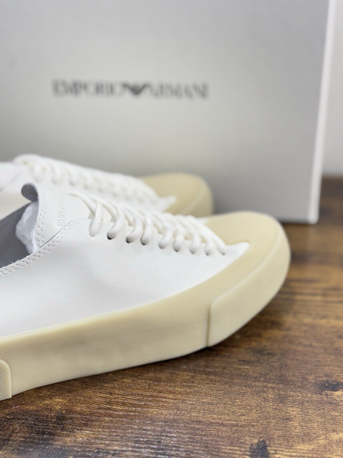 Emporio Armani Sneaker Donna Pelle White  Cusual Armani Woman Sneaker 39