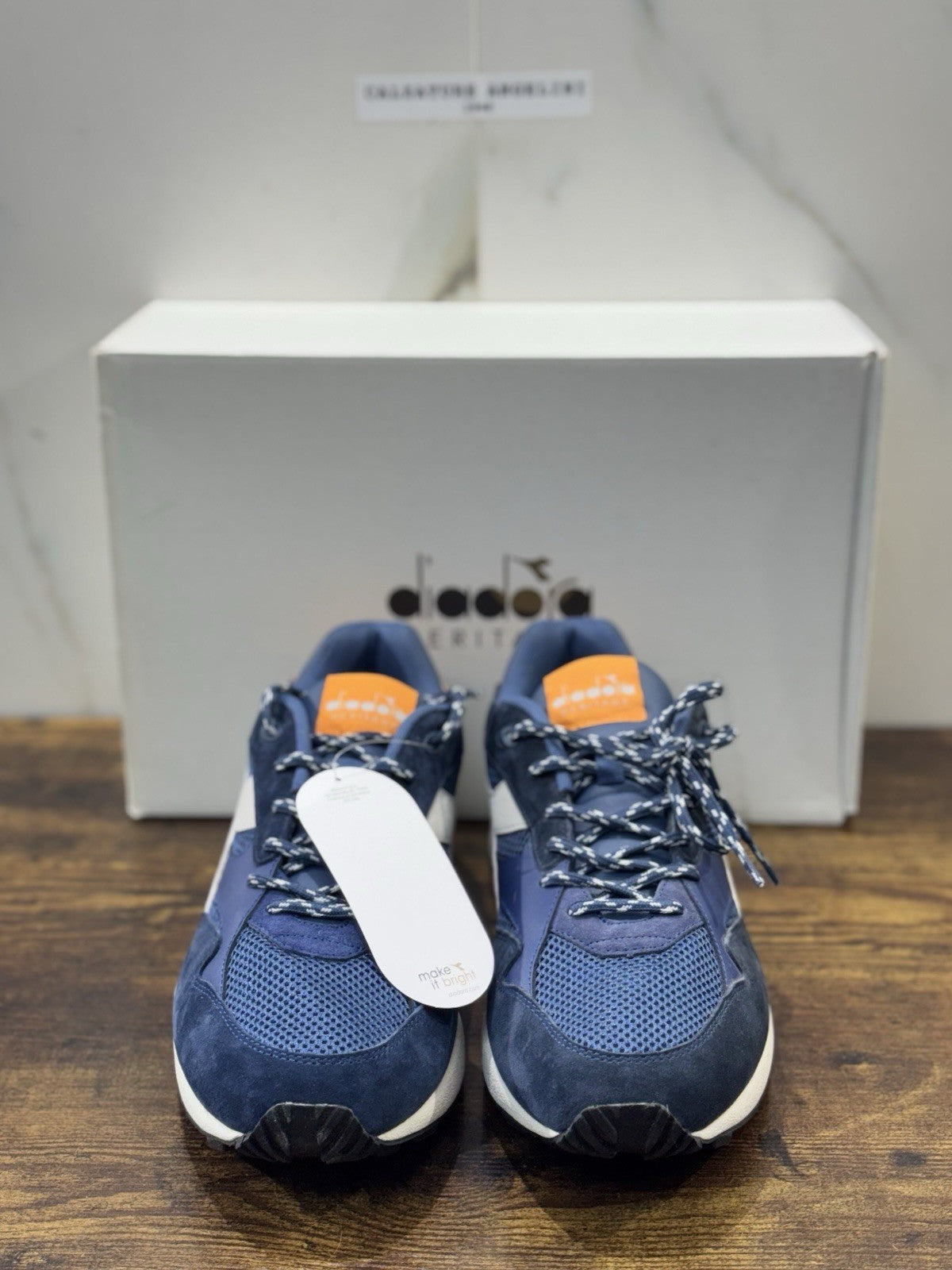 diadora heritage Sneaker Eclipse Premium Made In Italy Suede Blu Uomo 45