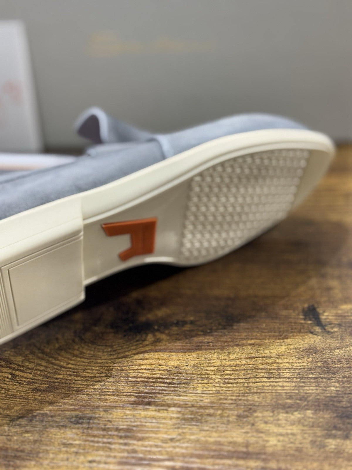 Santoni Mocassino Summer Walk Suede Grey Luxury Santoni Scarpe Uomo 41