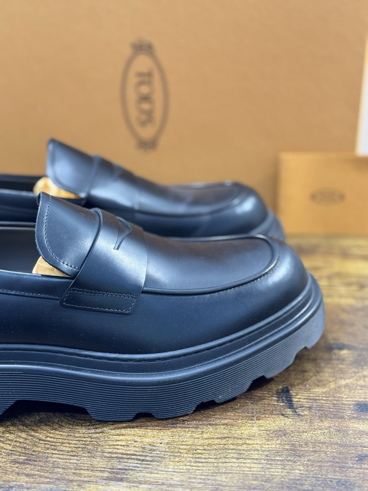 Tod’s Mocassino Pelle Nero Commando Extra Light Luxury Tod’s Uomo 41