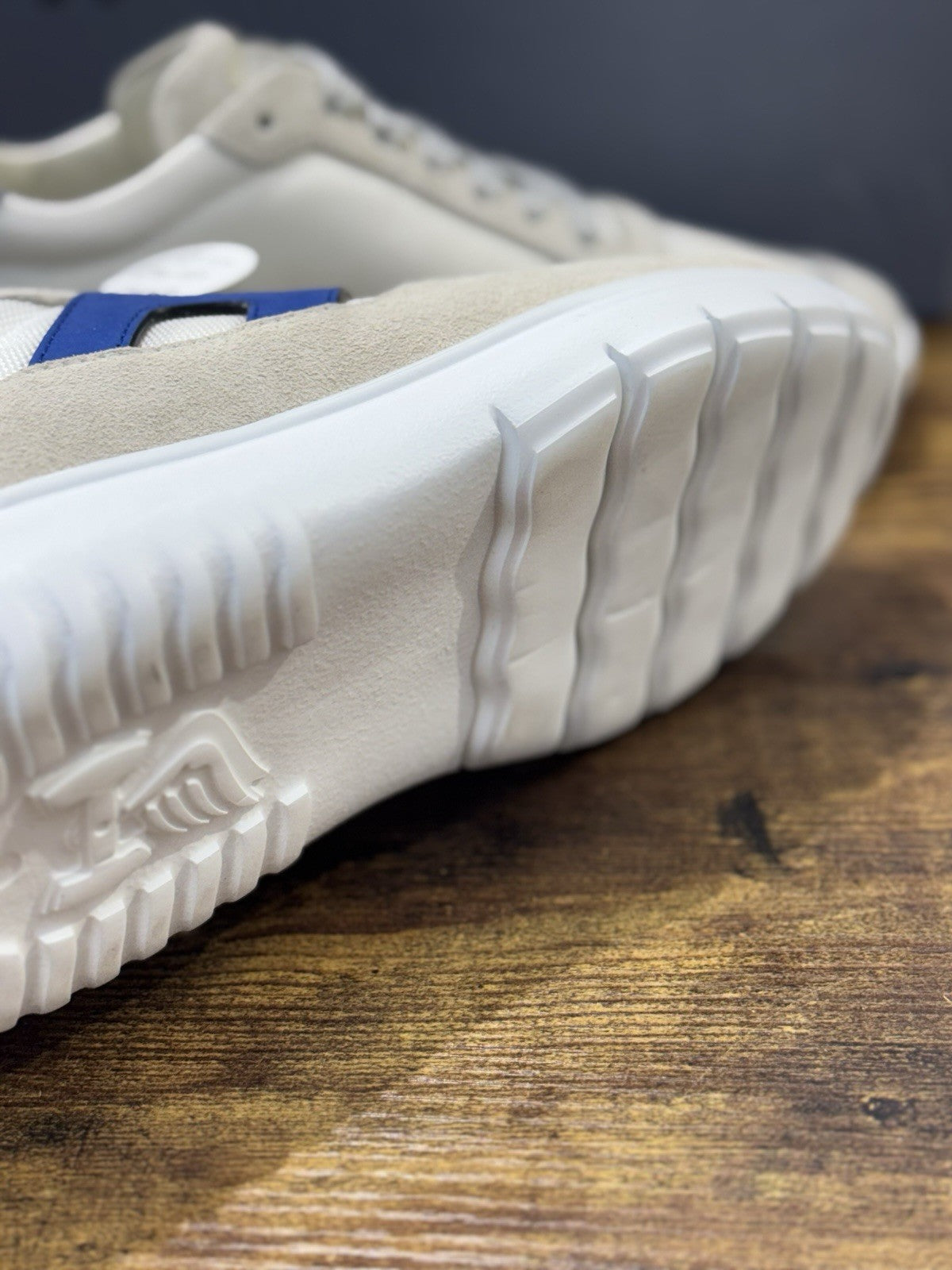 Hogan Interactive 3 Pelle Suede Ghiaccio Blu Casual Hogan Uomo 43