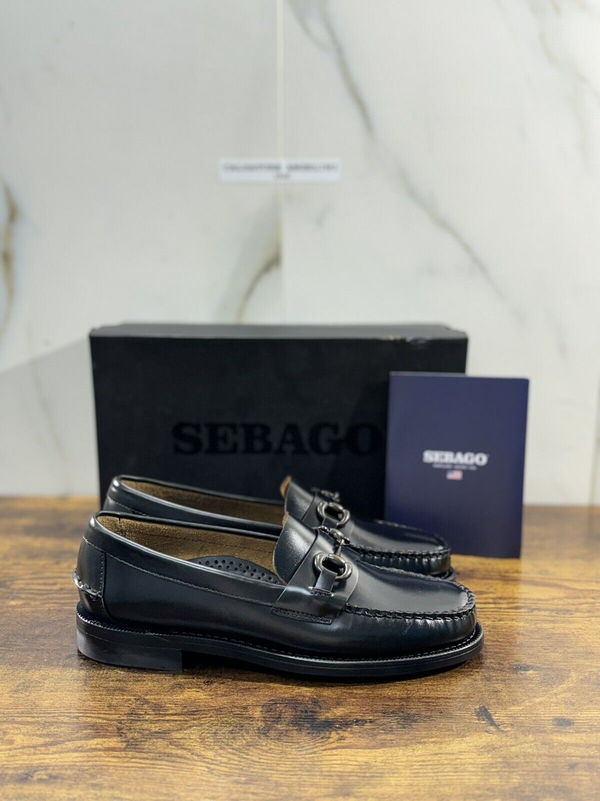 Sebago Mocassino Uomo Classic Joe Pelle Nero Icon Sebago 41.5