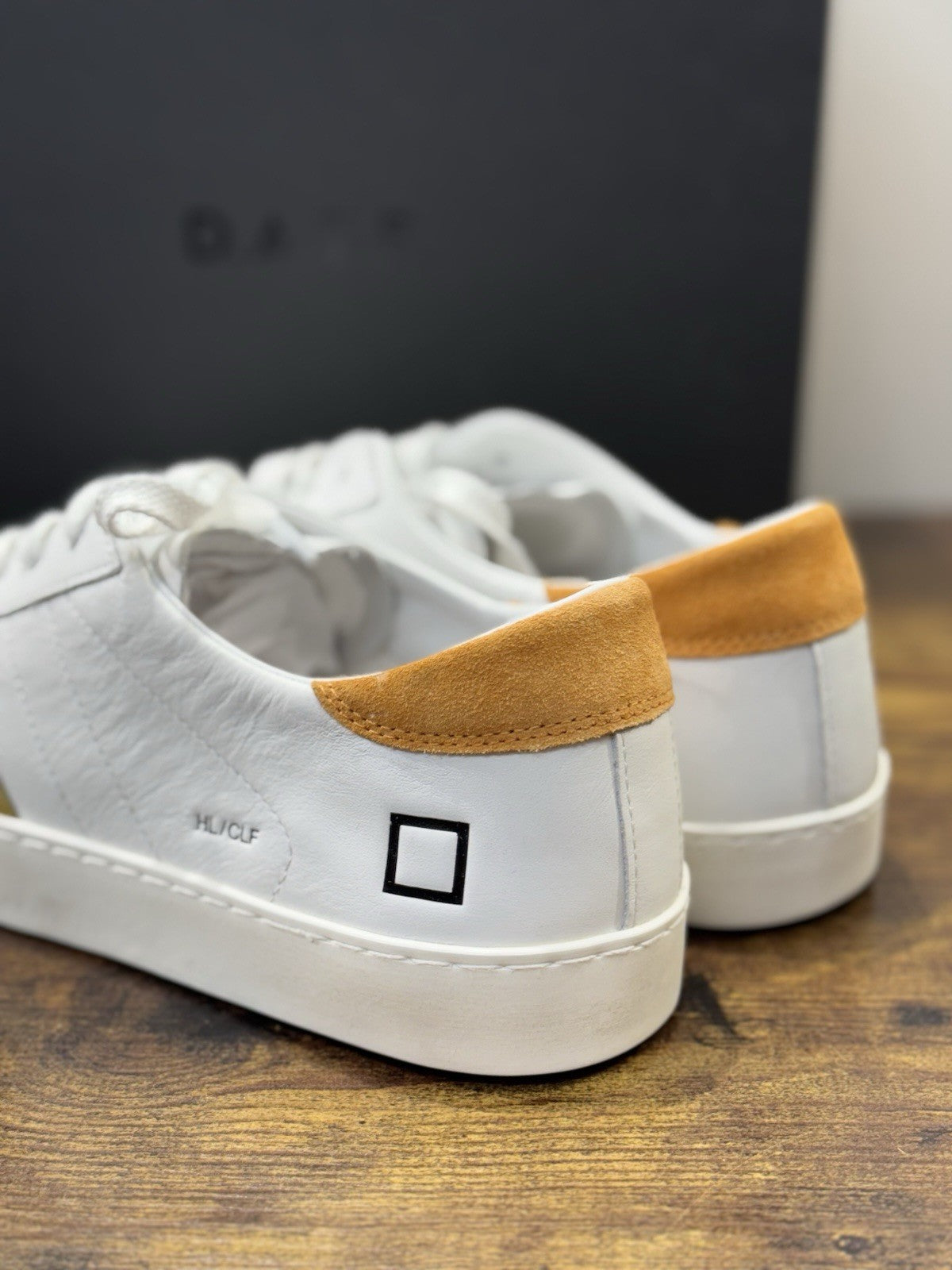 D.A.T.E  Hill Low  Sneaker Pelle Bianco  Casual Uomo 43