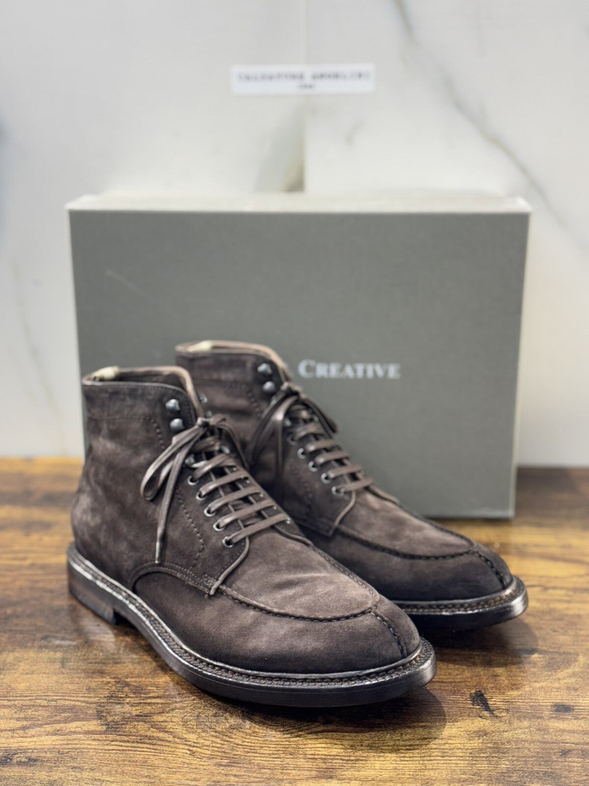 Officine Creative Polacco  Uomo Stanford  Pelle Suede   Luxury Men Boot 44