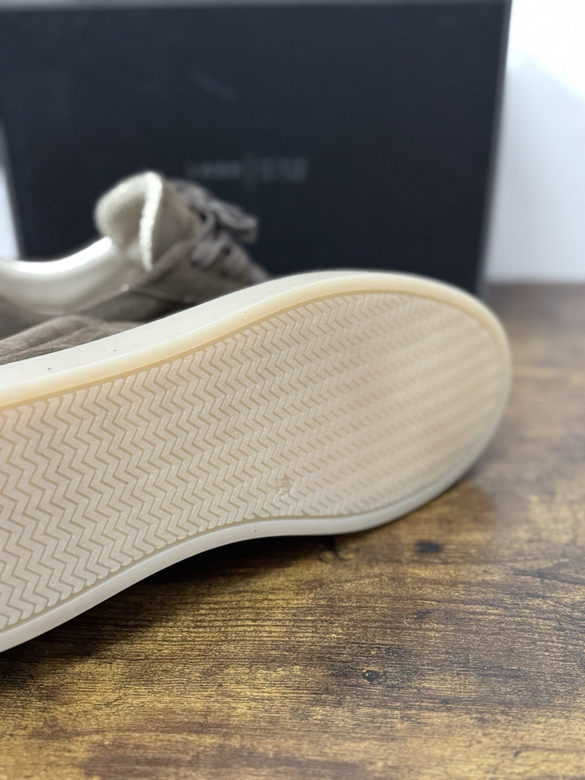 Low Brand Sneaker Pelle Suede Tortora  Casual Uomo 44