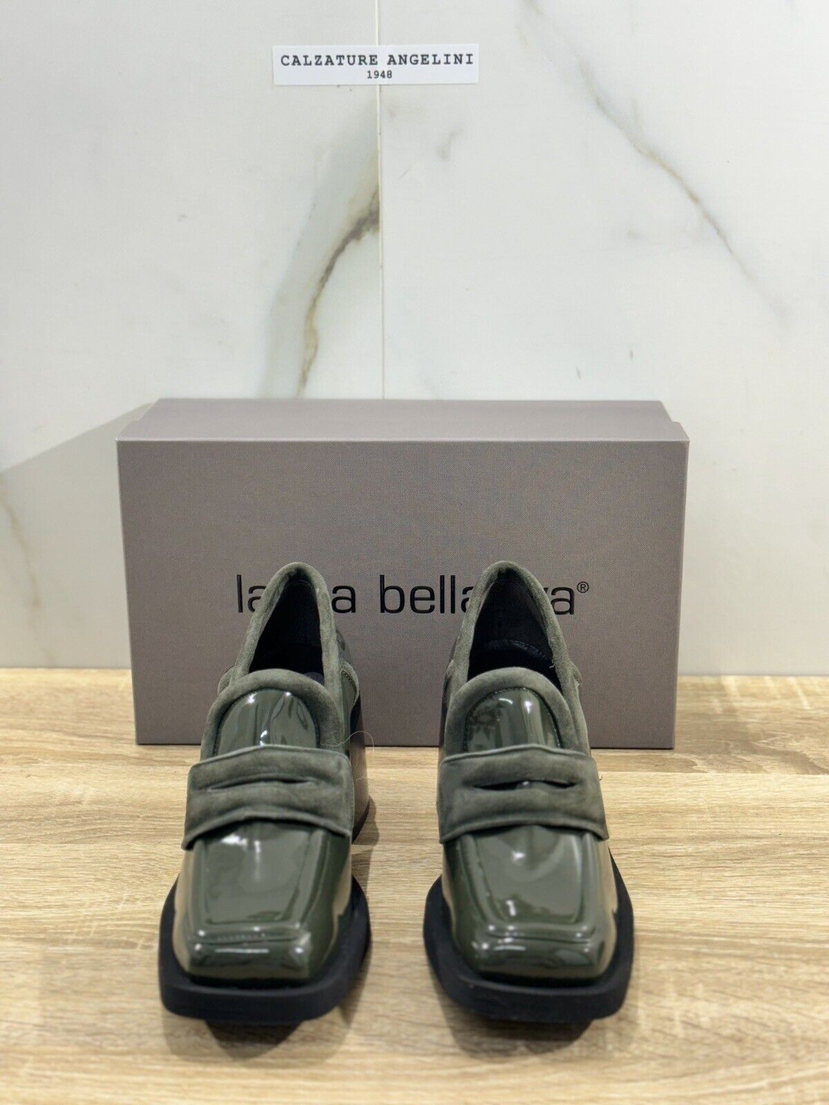 Laura Bellariva Mocassino Donna In Pelle Verdone Loafer Donna Laura Bellariva 37