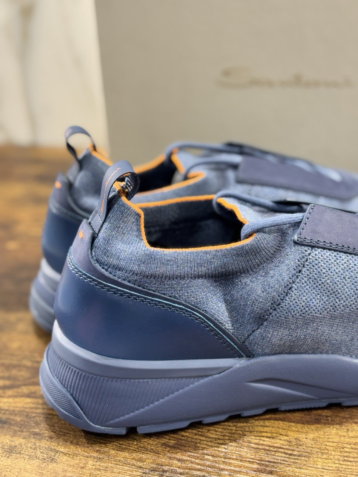 Santoni Sneaker Innova Pelle E Tessuto  Casual Luxury Santoni Scarpe Uomo 45