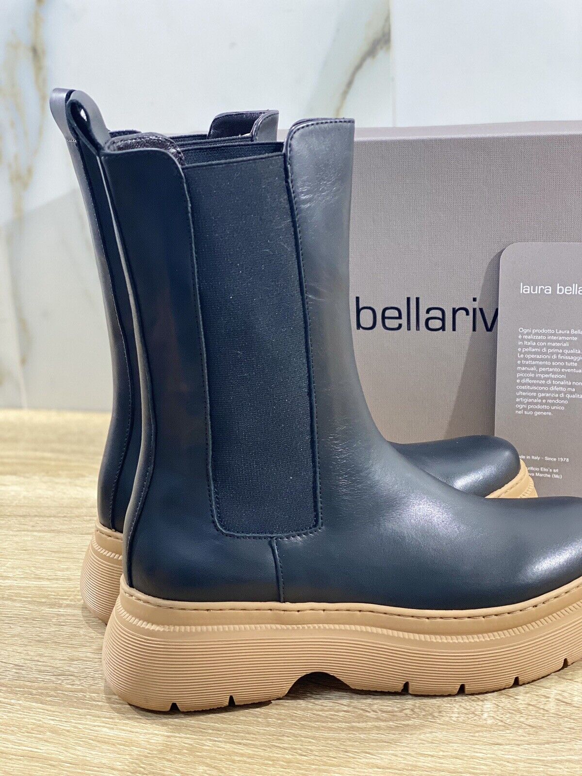 Laura Bellariva CHELSEA BOOT donna pelle nero extra light 37