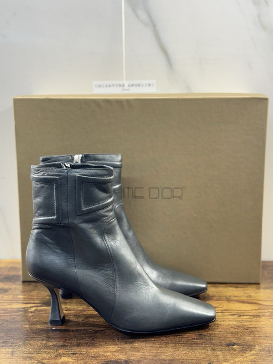 Pomme D’or Stivaletto   Pelle Asfalto    Casual Luxury Boot  Donna 41