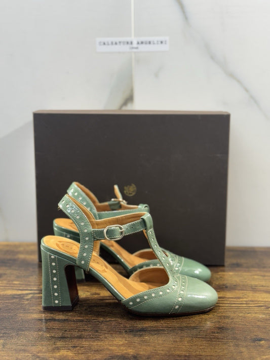 Chie Mihara Sandalo Donna Mira Pelle Verde Tacco 36