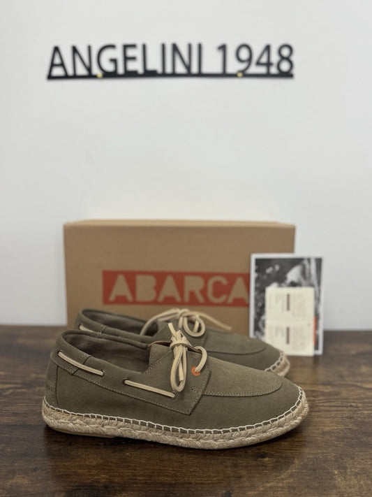 Abarca Espadrilles Suede Kaki Mocassino Casual Uomo 41