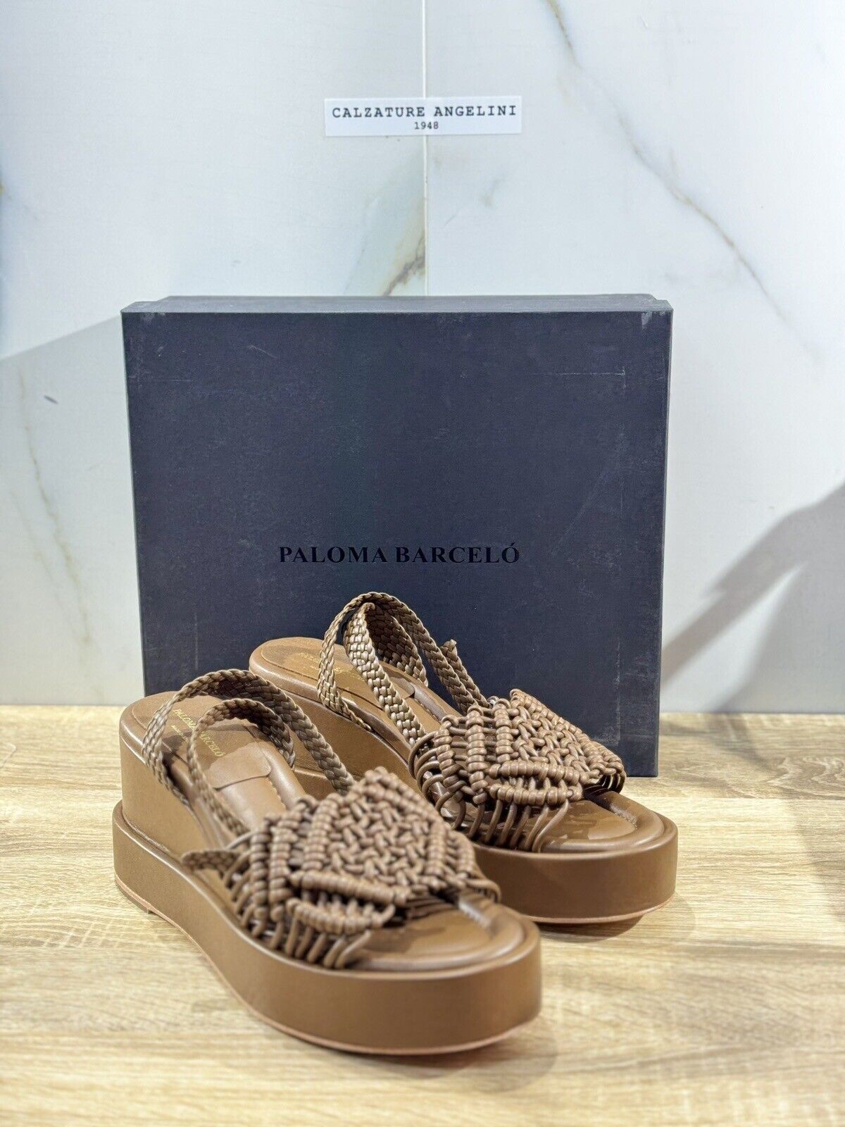 Paloma BARCELO’ Sandalo Donna Vallet  Nappa Cuoio  Luxury  41