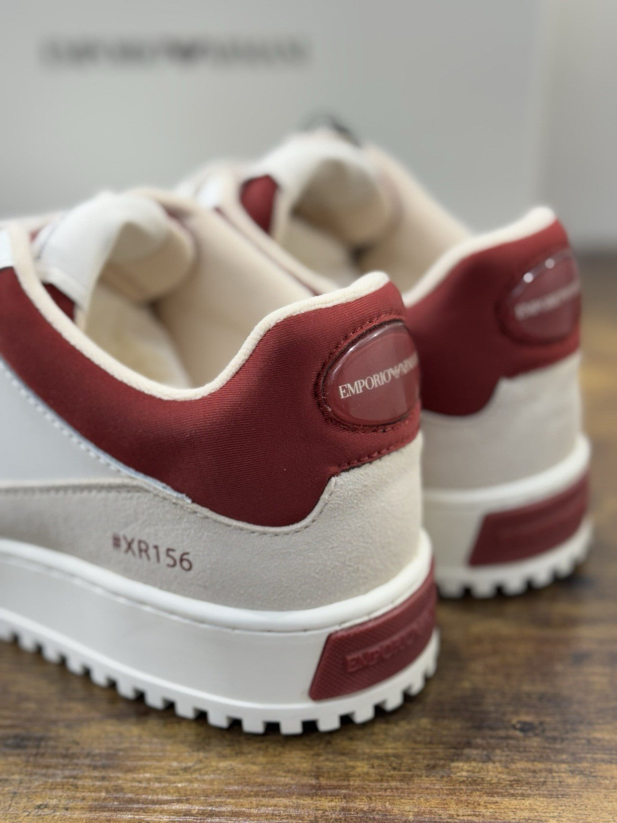 Emporio Armani Sneaker Pelle Bianca Casual Scarpa Armani Uomo 44