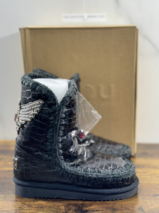 Mou eskimo 24 Grigio Stampa Cocco Nero   Casual Mou Woman Boot 36