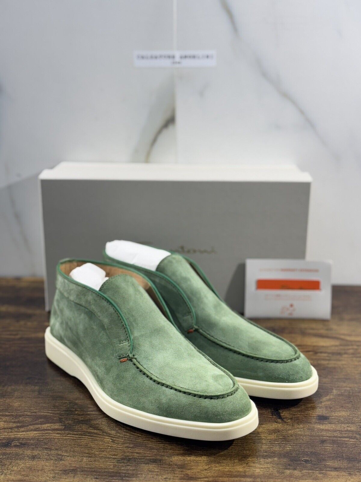 Santoni Scarpa Uomo Polacchino    Pelle  Open  Walk  Luxury Men Santoni 10