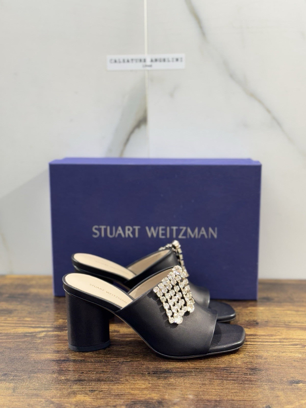 stuart weitzman Sandalo Donna The One Pelle Nero  Luxury Woman  Donna 36