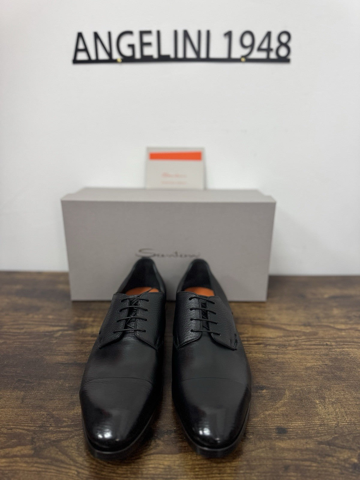 Santoni Stringata In Pelle Di Cervo Goodyear Luxury Scarpa Santoni Uomo 43