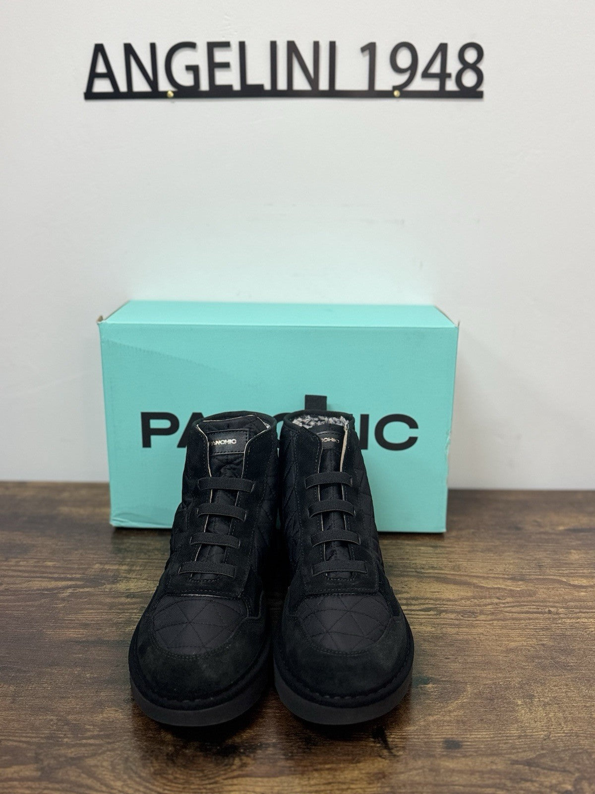 Panchic Ankle Boot Suede Nero Pelliccia Interna  Casual Boot Panchic Donna 40