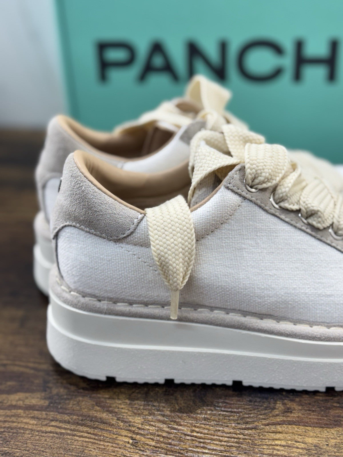Panchic Sneaker Pelle  Donna Linen Beige    Casual Panchic 41