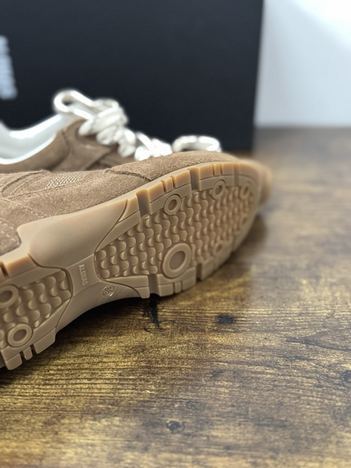 Alohas Cool Sneaker Club Soft Suede Brown  Casual Scarpa Donna 36