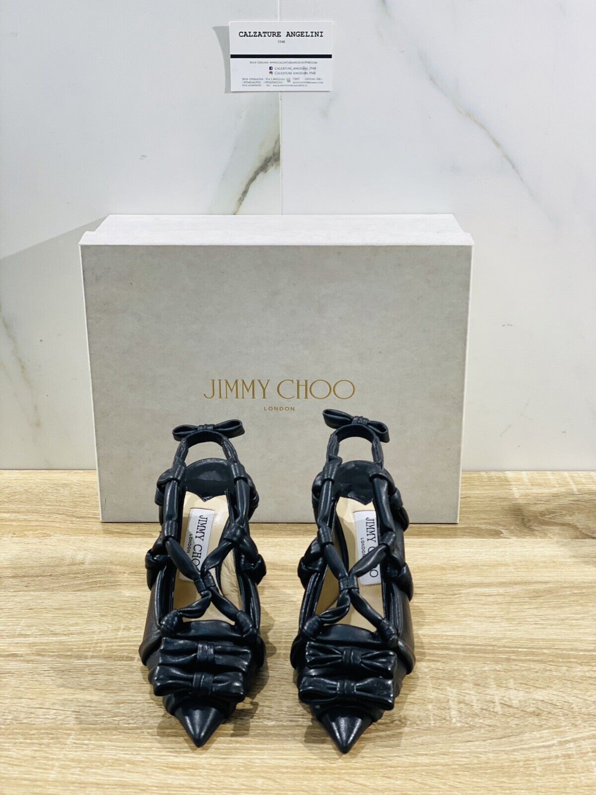 Jimmy choo sandalo donna in pelle nera luxury woman jimmy choo sandal 37