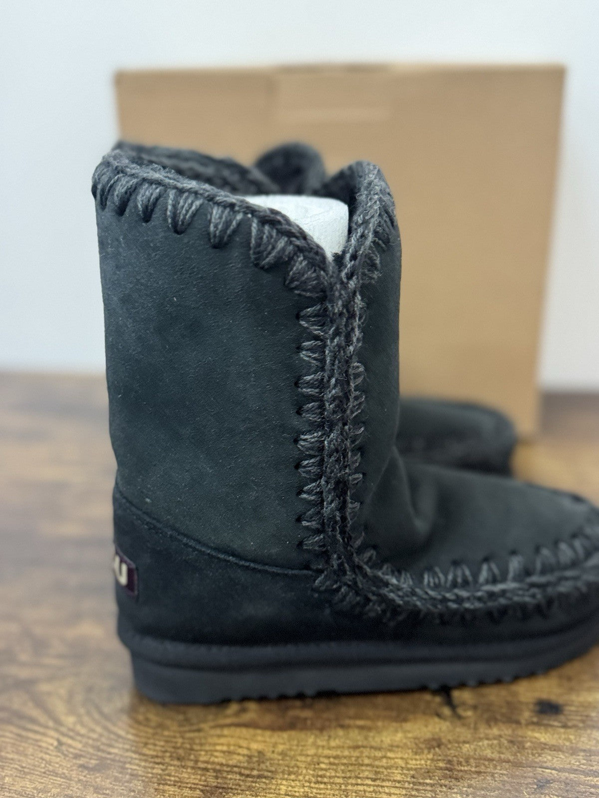 Mou  Eskimo 24 Suede Black  Casual Mou Donna 36
