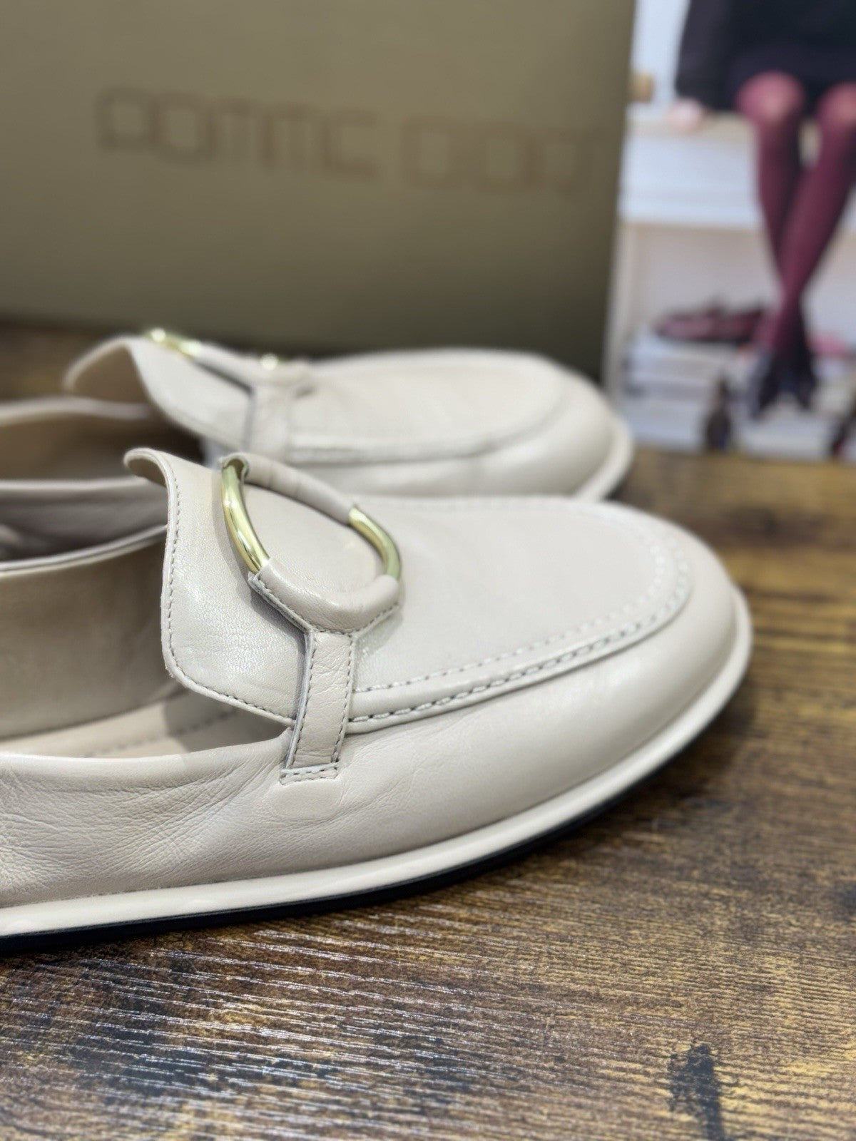 Pomme D’or Mocassino  Pelle Beige  Scarpa Donna 40