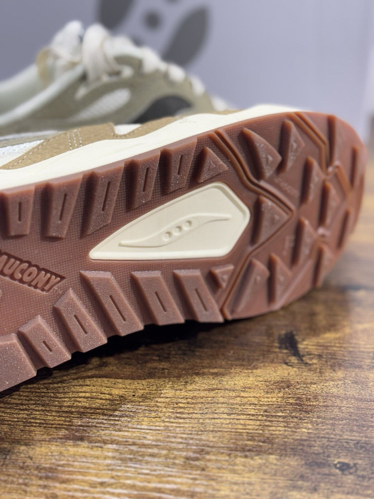 Saucony Grid Shadow 2 Sneaker Uomo Sand Pelle Casual Saucony 40.5
