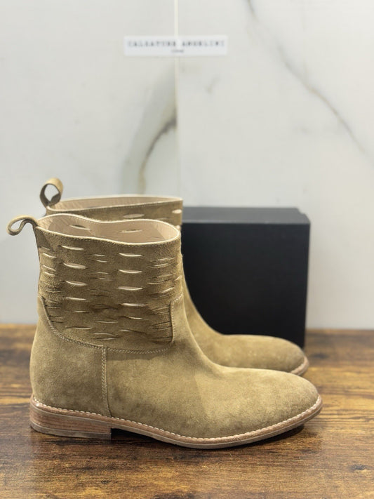 Strategia Stivaletto Suede Fango Casual Boot Strategia Donna 41