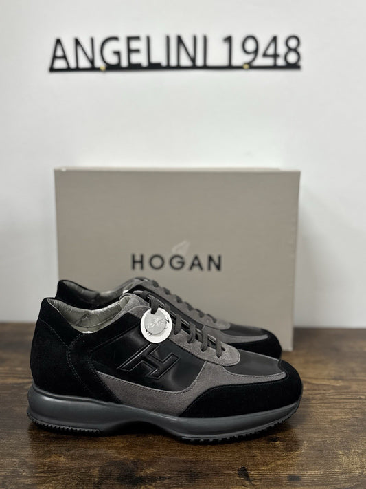 Hogan New Interactive  Pelle Nero Grey    Casual Sneaker Hogan Uomo 42.5