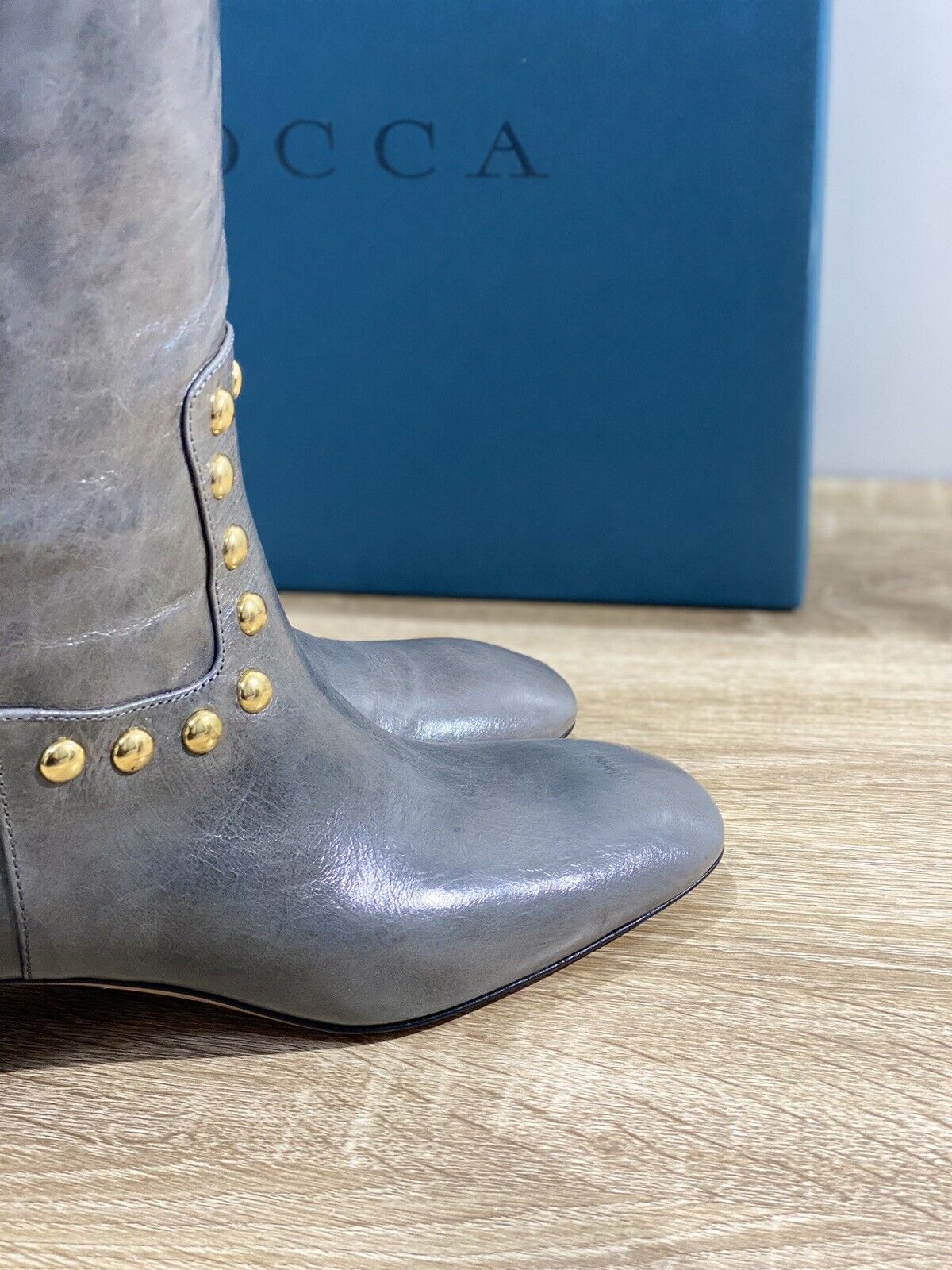 A.Bocca Stivale donna Pelle Londra Grigio luxury woman boot A.BOCCA 38