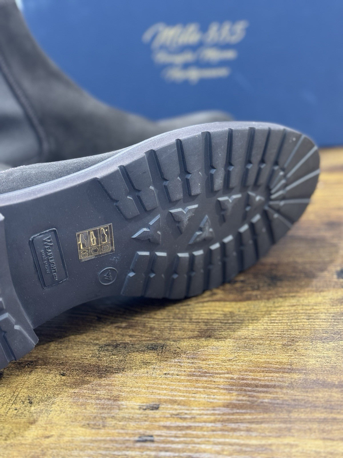 Mille 885 Chelsea Boot   Suede T Moro   Fatto A Mano In Italia Uomo 44