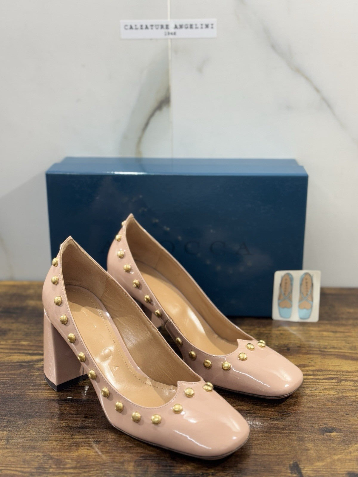 A.bocca Décolleté Con Tacco Pelle Beige      Icon A.bocca Donna 41