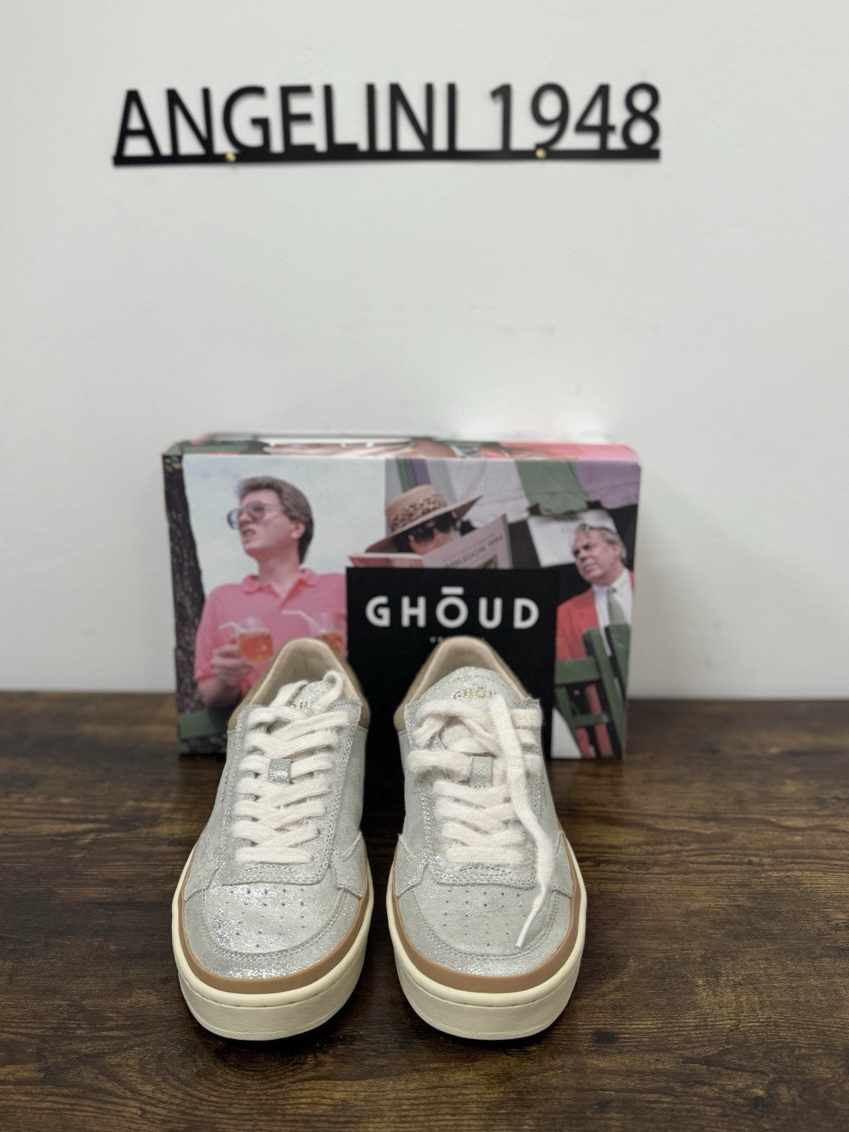 Ghoud Venice Sneaker Pelle Lamin Causal Scarpa Ghoud Donna 41