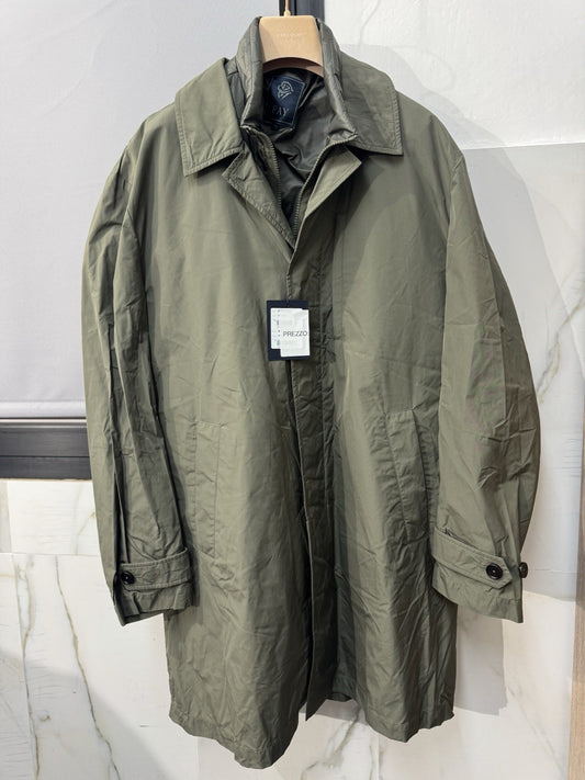Fay Impermeabile Uomo 2 Pezzi Verde Militare Luxury Fay Uomo M
